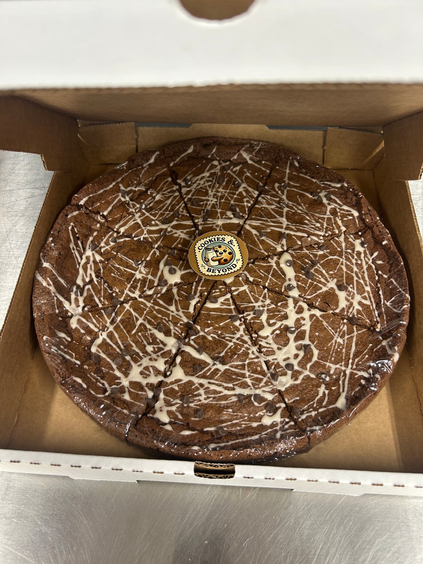 Brownie Deep Dish Iced "Pizza" - 12" round (Copy)