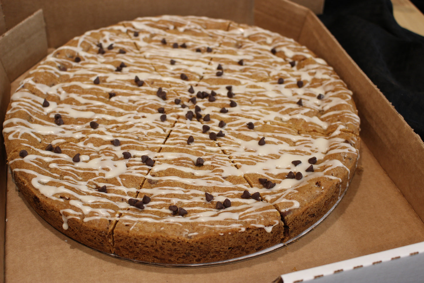 Chocolate Chip Iced Cookie "Pizza" - 12" round
