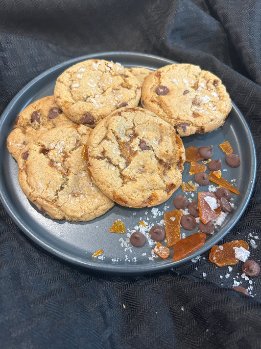 Salted Caramel Chocolate Chip Cookie Discs - 1 dozen