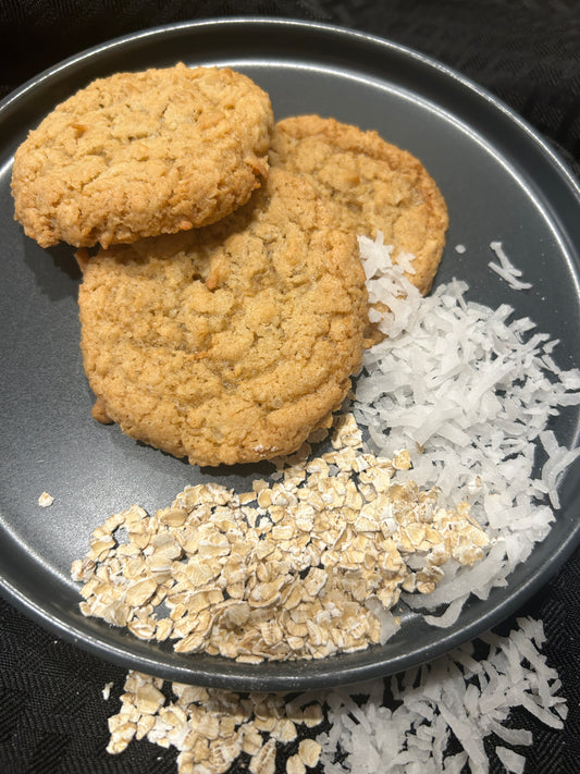 Coconut Oatmeal Cookie Discs - 1 dozen